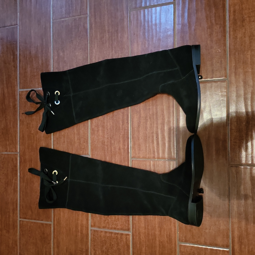 Womens Kate Spade over knee suede boots size 8